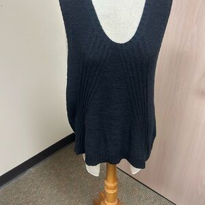Banana Republic Charcoal Knit Top